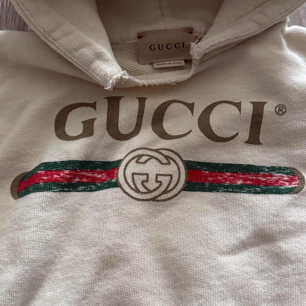 Gucci Kids Off-White Logo Hoodie - Picture 3 of 4